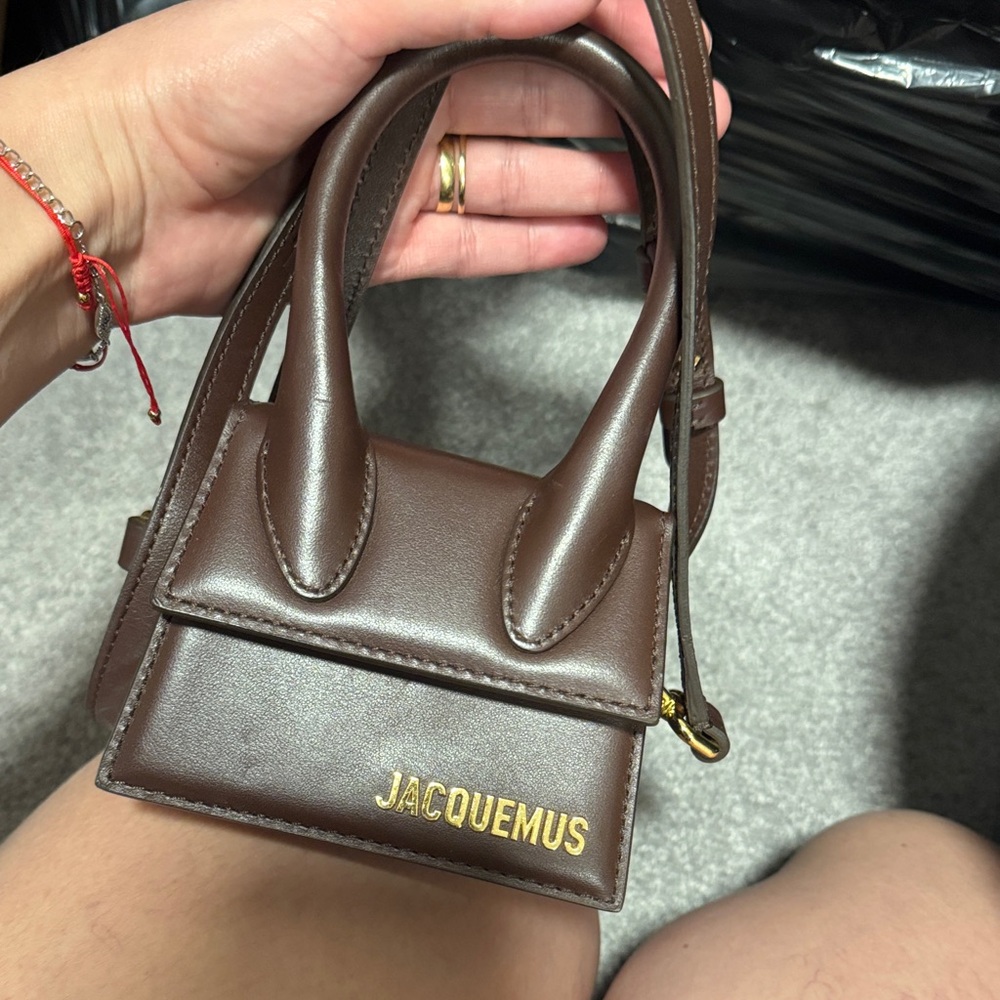 Authentic Jacquemus Brown Mini Bag